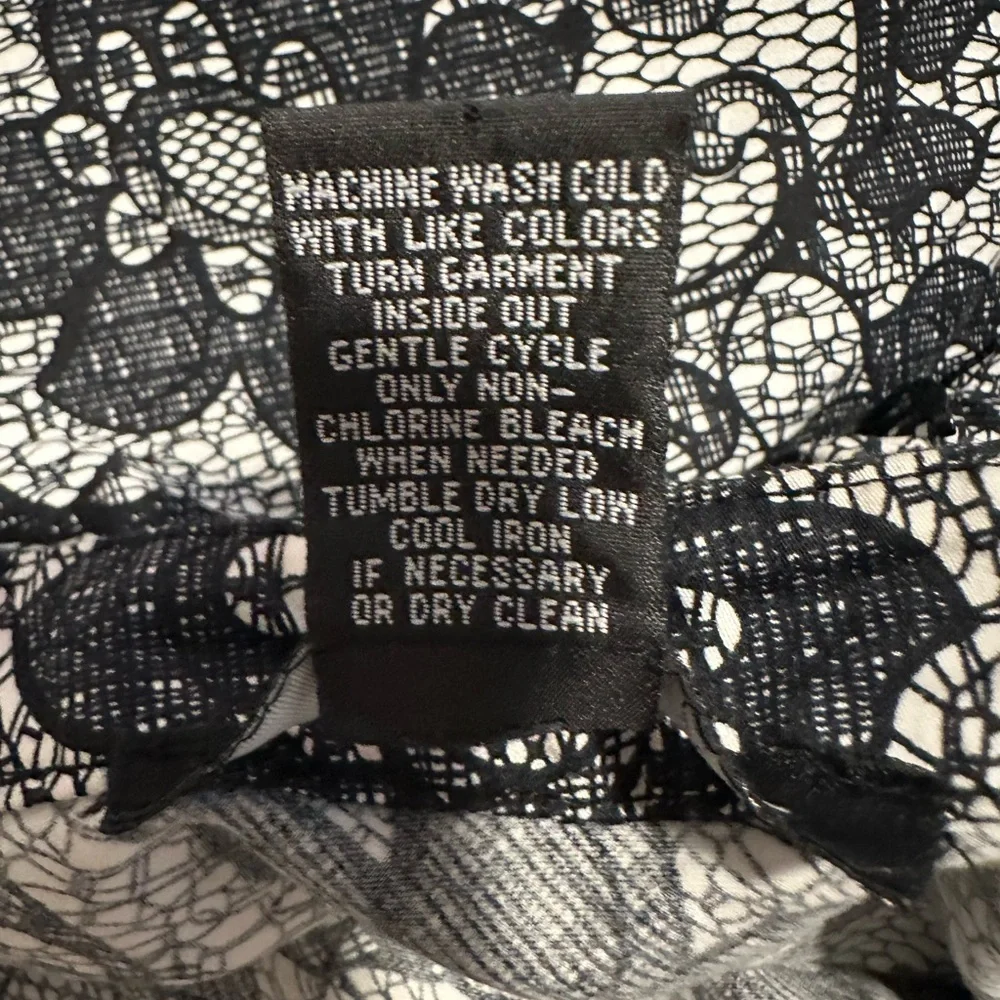 Grace Floral Lace Pattern A-Line Skirt - Picture 5 of 9